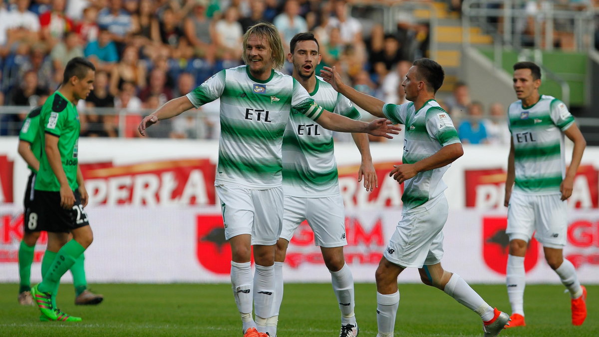 Pilka nozna. Ekstraklasa. Gornik Leczna - Lechia Gdansk. 25.07.2016