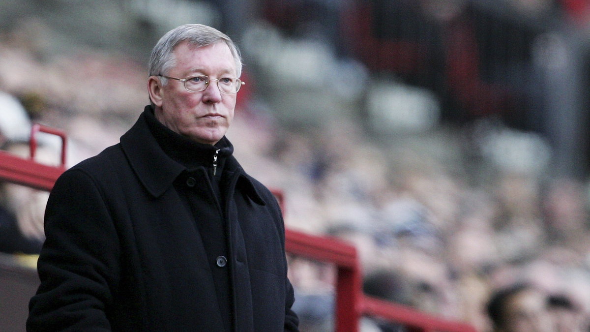 Alex Ferguson na trybunach Old Trafford