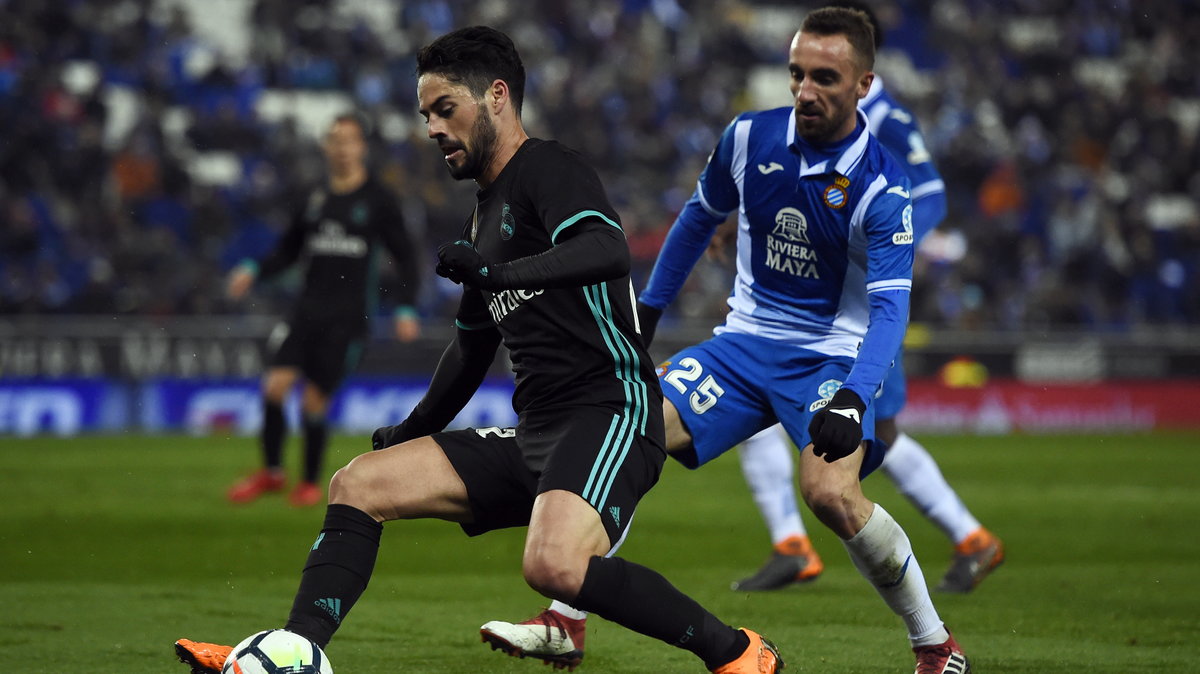 Isco w meczu z Realem Madryt