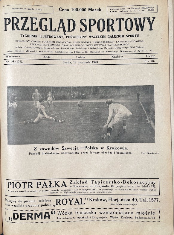 Okładka „PS” z 14 listopada 1923 r.