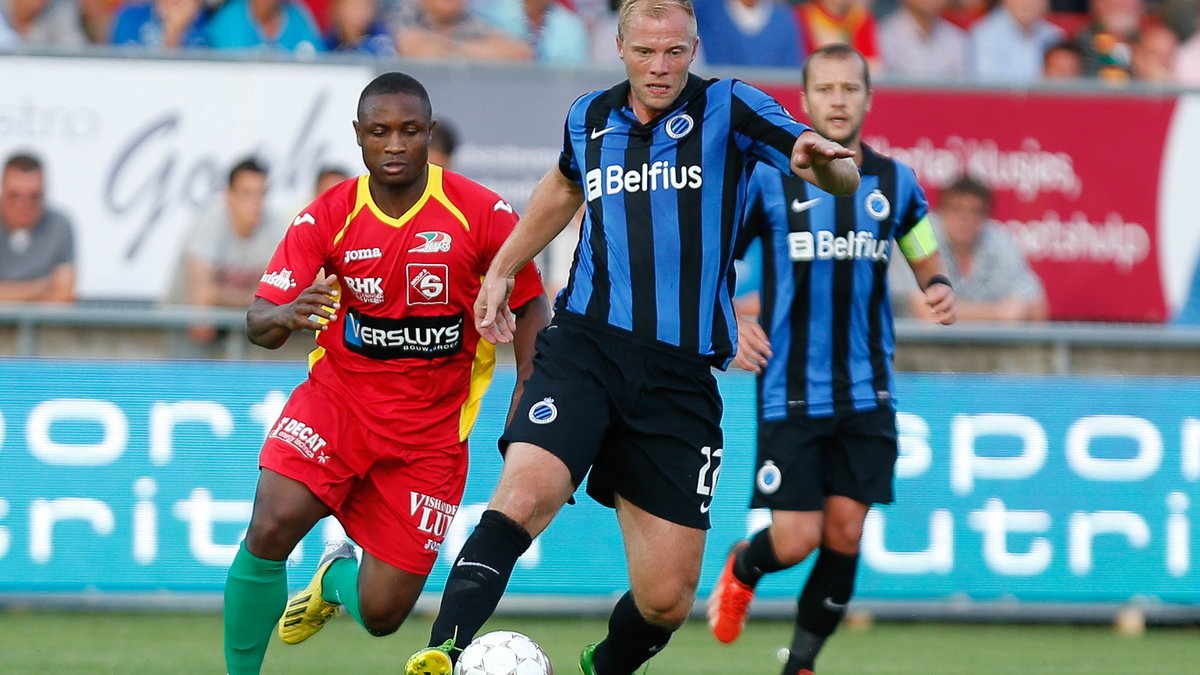 Eidur Gudjohnsen w barwach Club Brugge