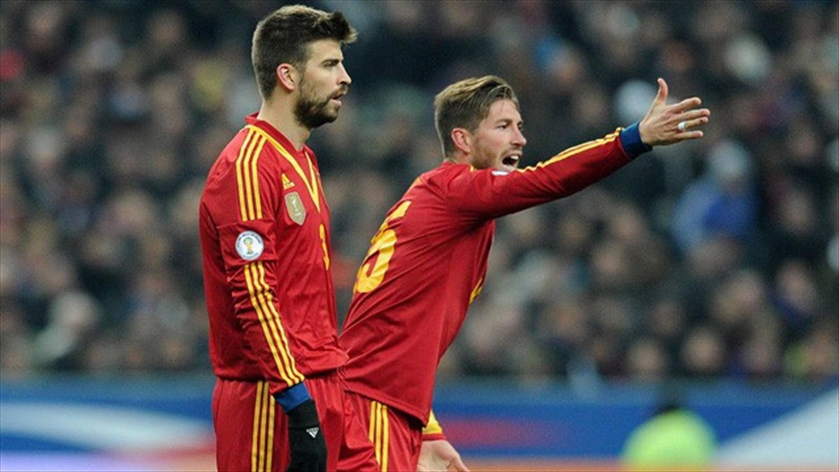 Sergio Ramos i Gerard Pique