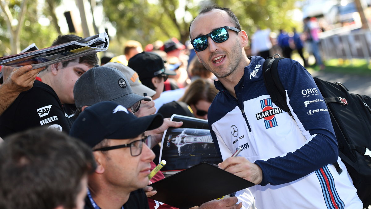 Robert Kubica podczas pierwszego dnia GP Australii