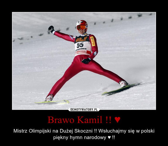 Kamil Stoch zdobył drugi złoty medal olimpijski! Internauci wniebowzięci