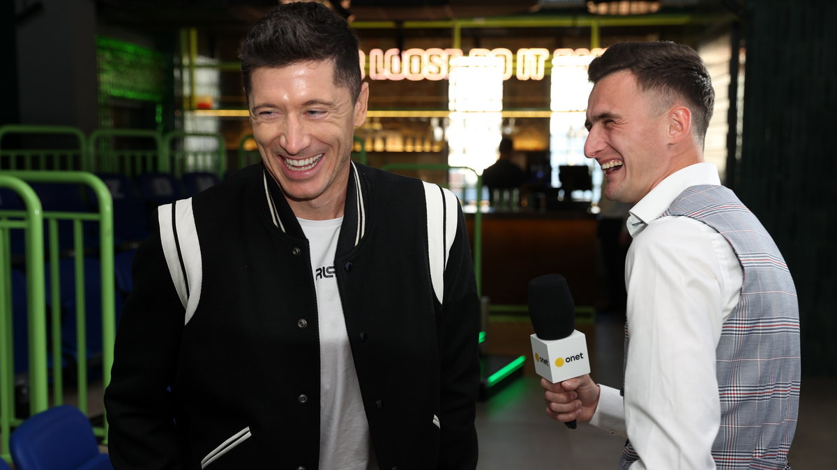 Robert Lewandowski i Dawid Tomala