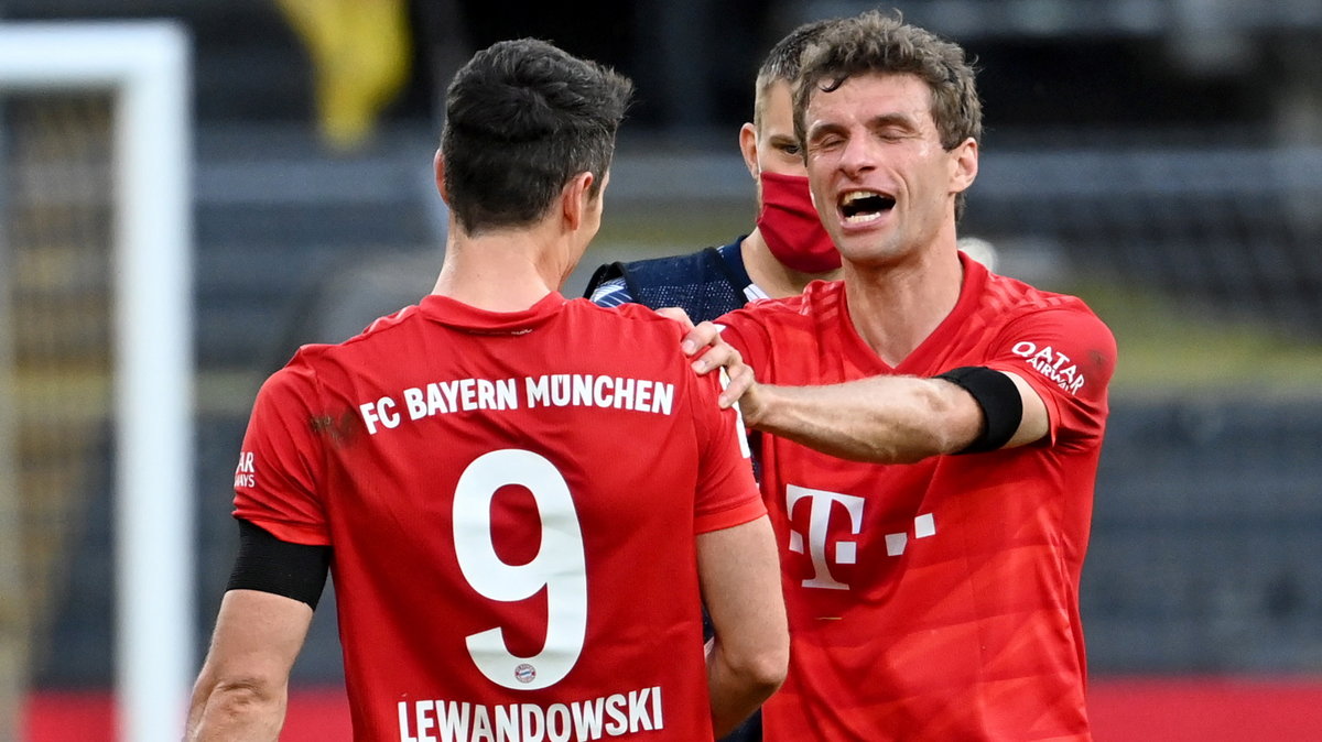 Robert Lewandowski i Thomas Mueller (Bayern Monachium)
