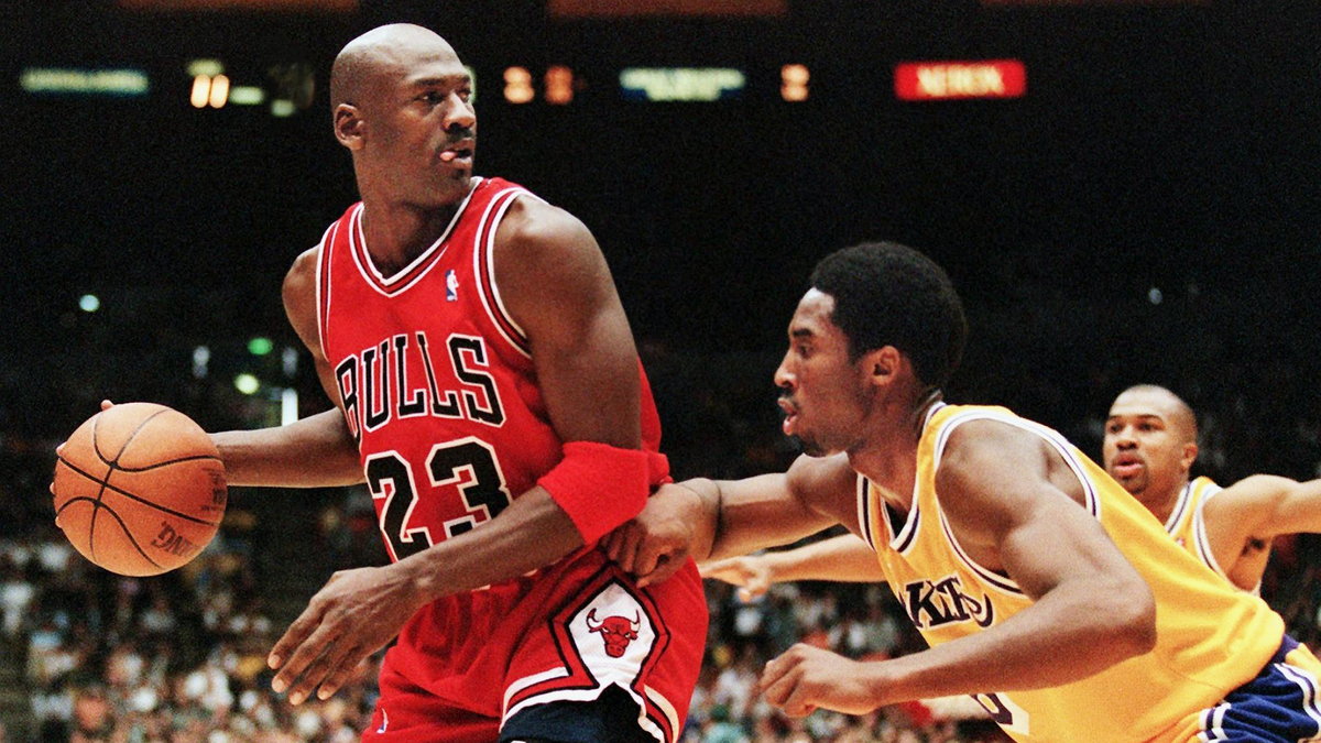 Michael Jordan i Kobe Bryant w 1998 roku