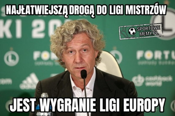 Memy po meczach polskich drużyn w eliminacjach do Ligi Europy