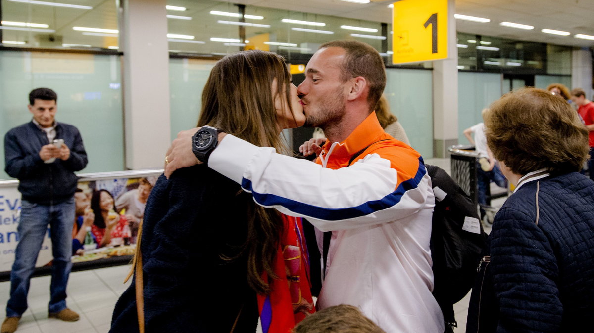 Yolanthe Cabau i Wesley Sneijder