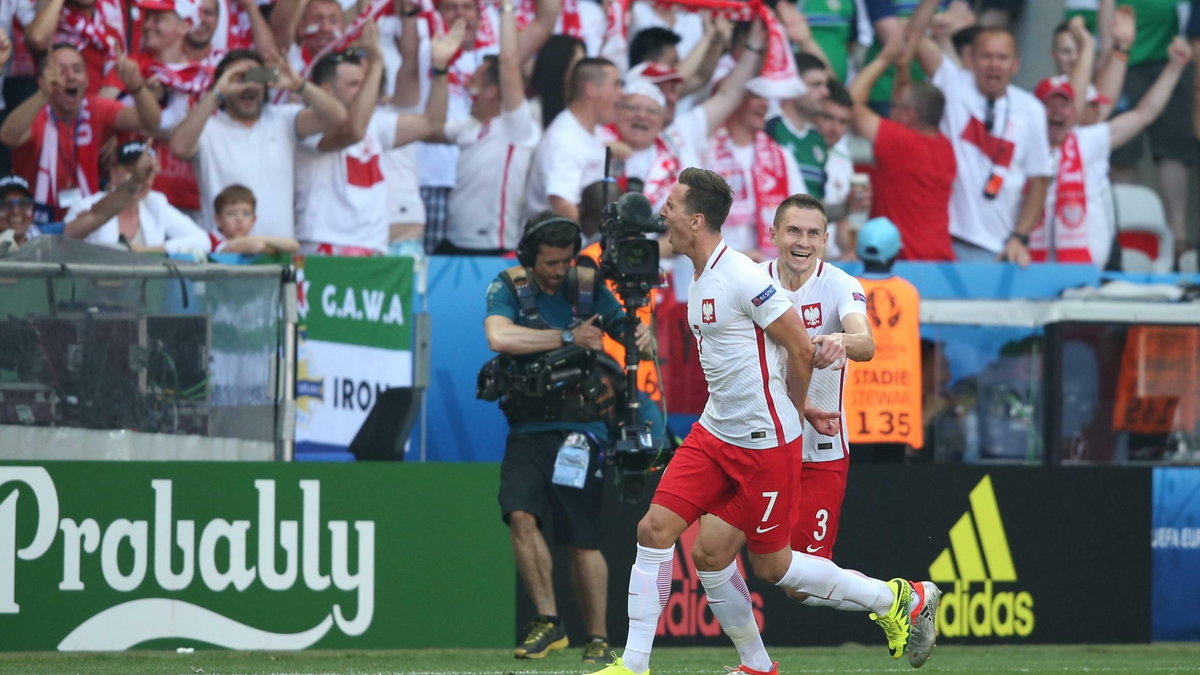 Pilka nozna. Euro 2016. Polska - Irlandia Polnocna. 12.06.2016