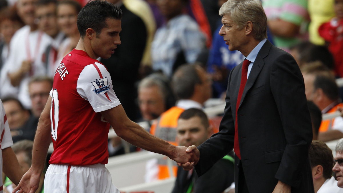 Arsene Wenger i Robin van Persie