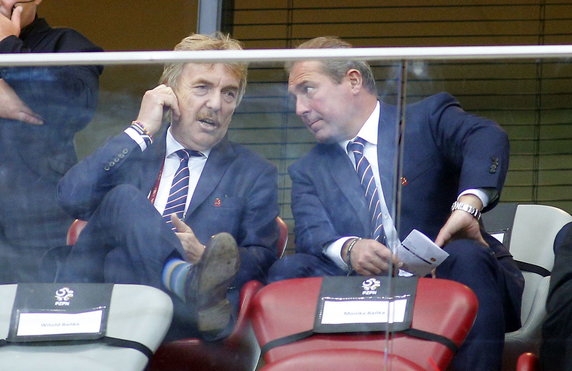 Zbigniew Boniek i Marek Koźmiński