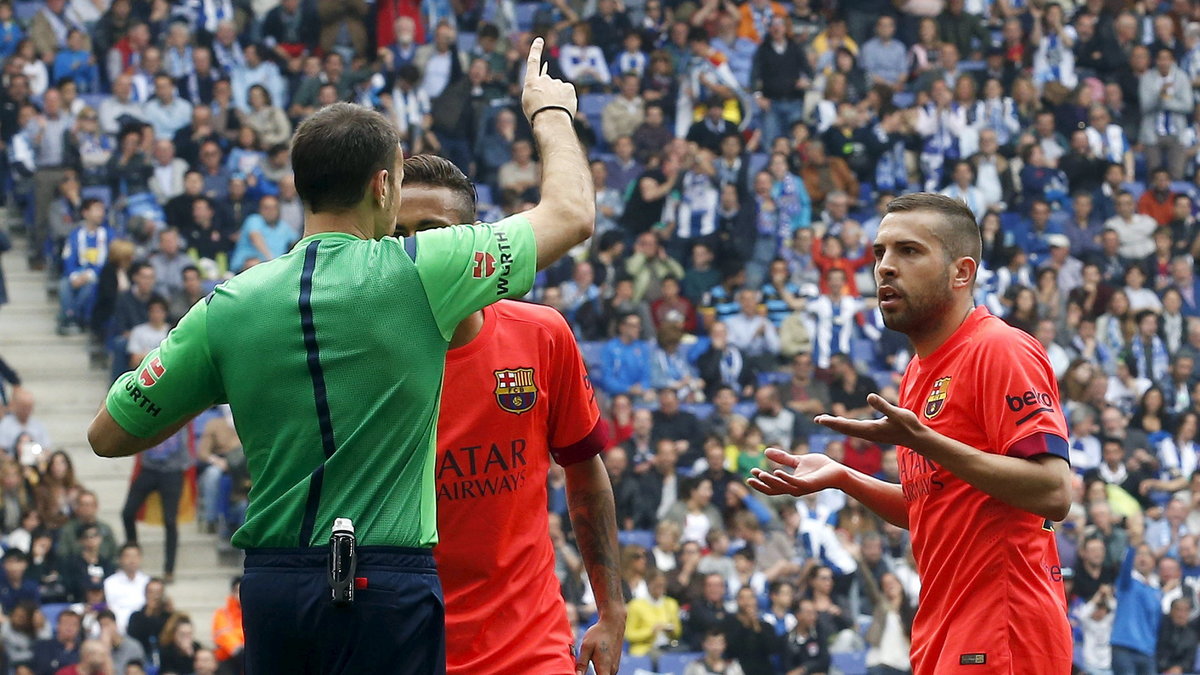 Mateu Lahoz i Jordi Alba