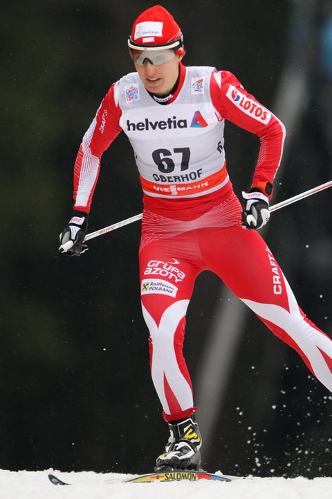 Sylwia Jaśkowiec na podium w prologu Tour de Ski