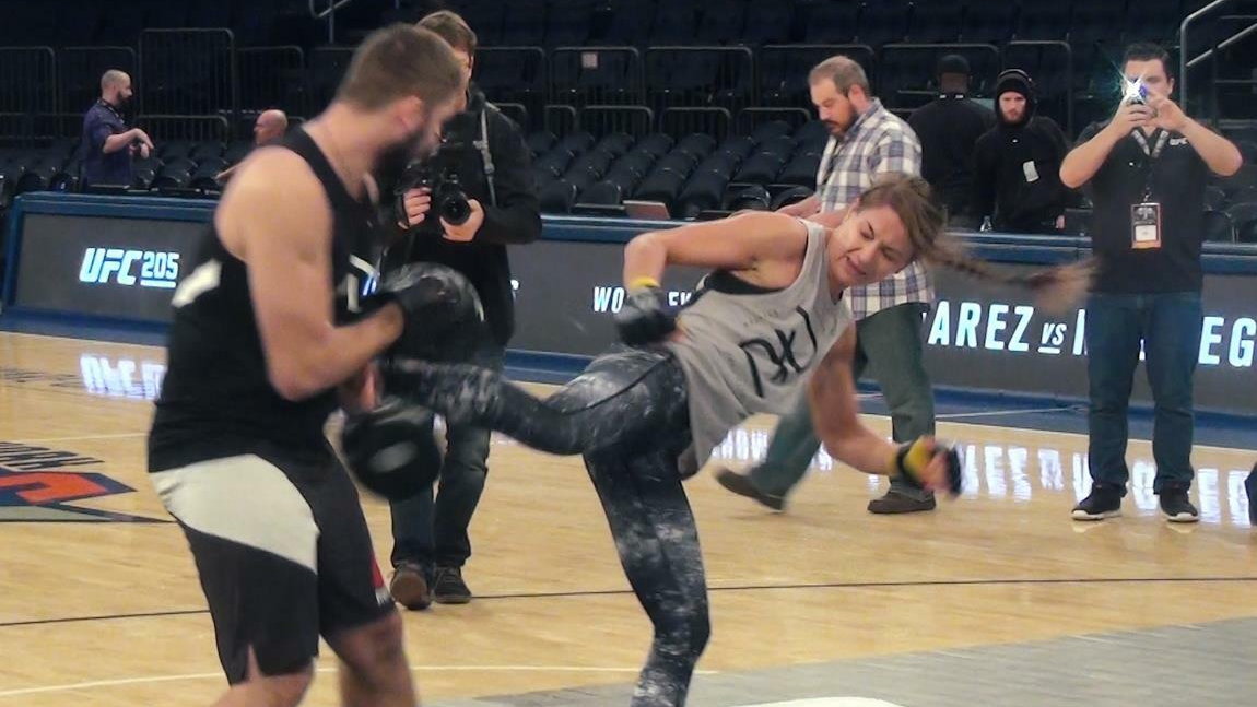 Kowalkiewicz ciepło przywitana w Madison Square Garden