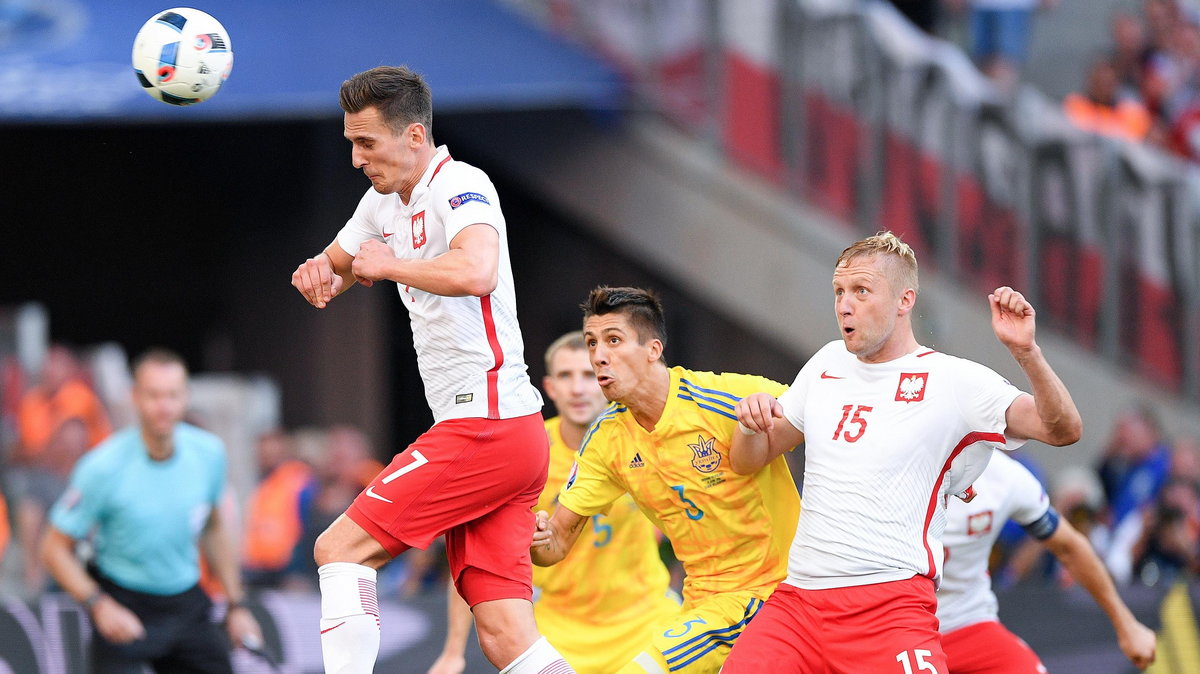 21.06.2016 UKRAINA - POLSKA UEFA EURO 2016 PILKA NOZNA