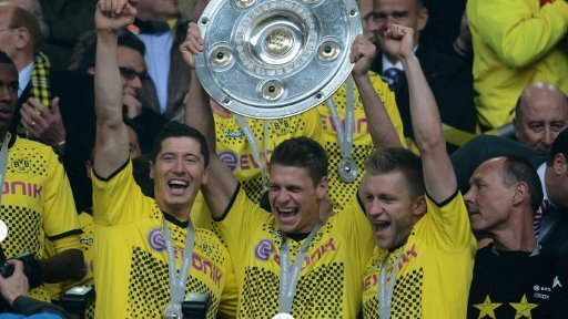 Robert Lewandowski, Łukasz Piszczek i Jakub Błaszczykowski