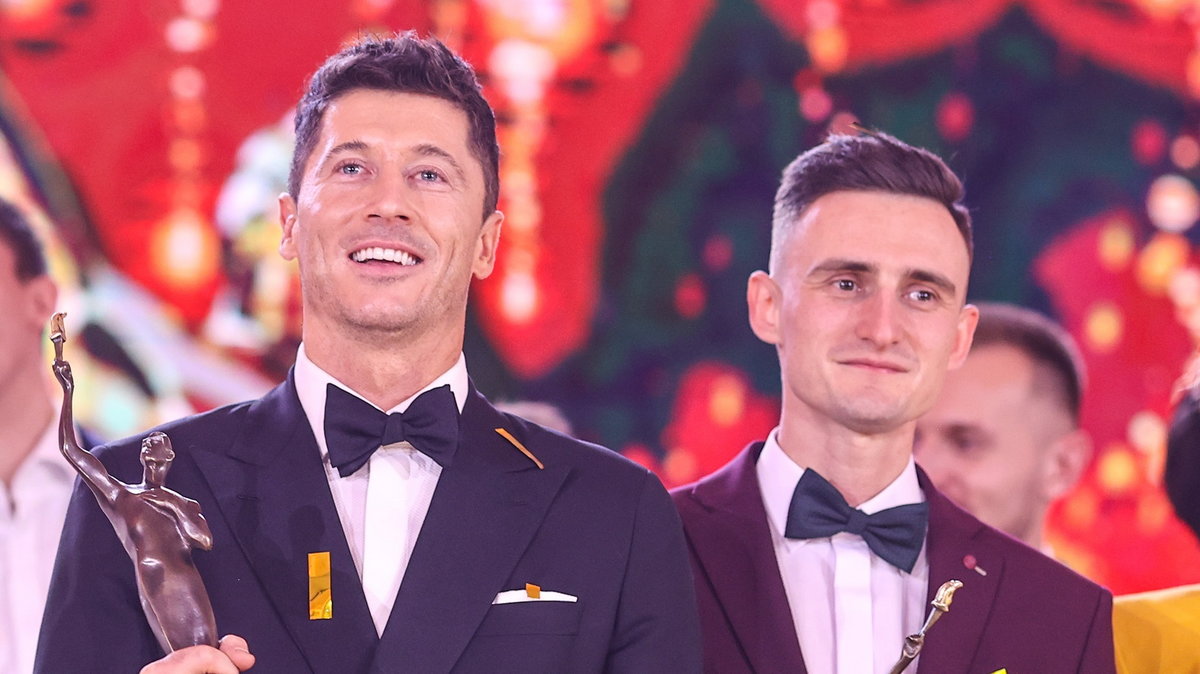 Robert Lewandowski i Dawid Tomala