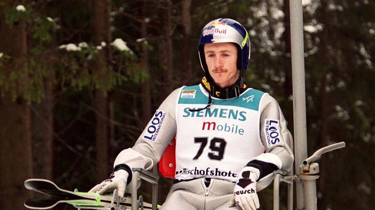 Adam Małysz w Bischofshofen w 2001 roku