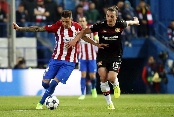 SPAIN SOCCER UEFA CHAMPIONS LEAGUE (Atletico Madrid vs Bayer Leverkusen)