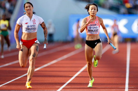 Polska sztafeta 4x100m kobiet w składzie Magdalena Stefanowicz, Martyna Kotwiła, Marika Popowicz-Drapała i Ewa Swoboda niestety również nie awansowała do finału