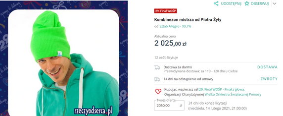 Kombinezon Piotra Żyły