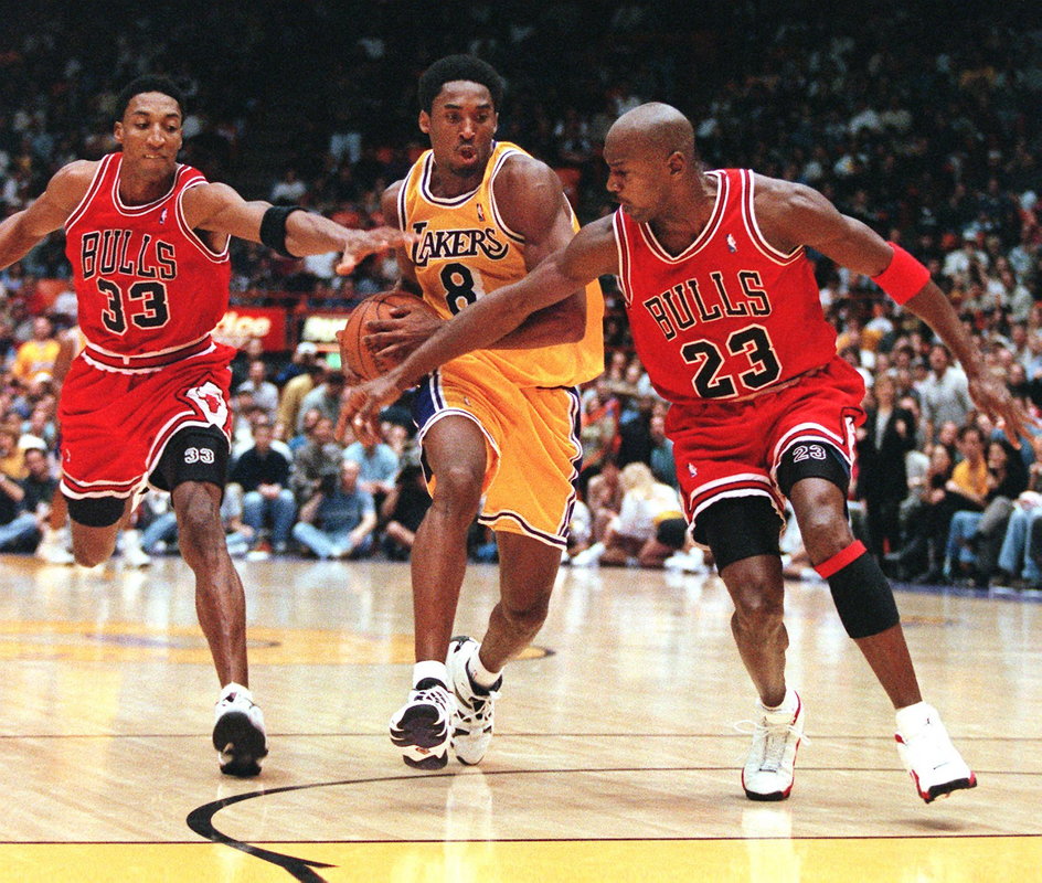 Scottie Pippen, Kobe Bryant i Michael Jordan