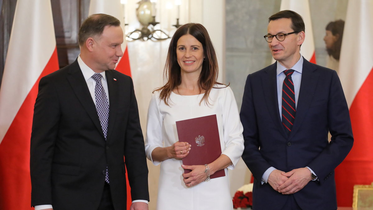 Andrzej Duda, Danuta Dmowska-Andrzejuk, Mateusz Morawiecki