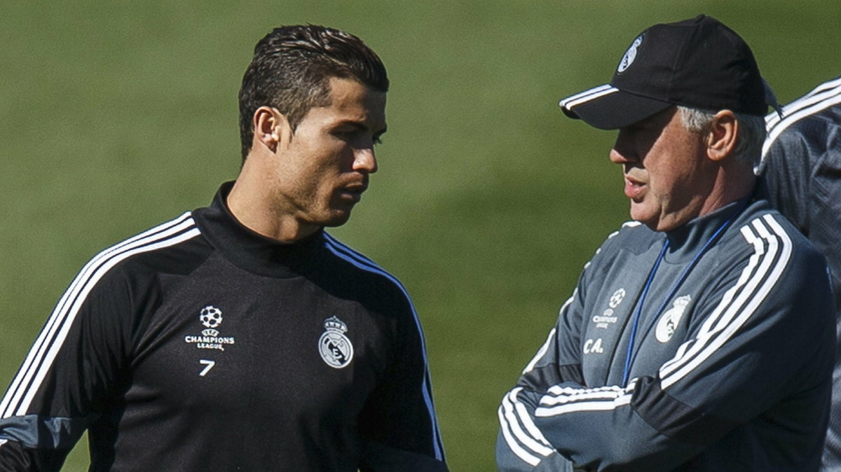 Carlo Ancelotti i Cristiano Ronaldo