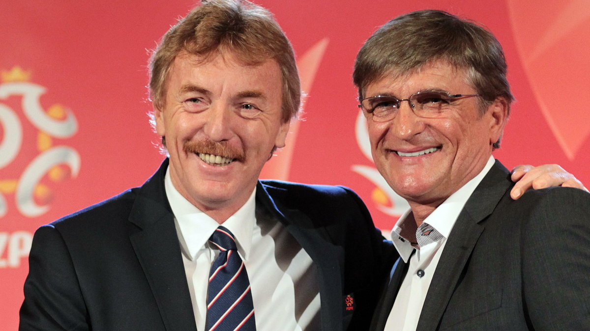 Zbigniew Boniek i Adam Nawałka