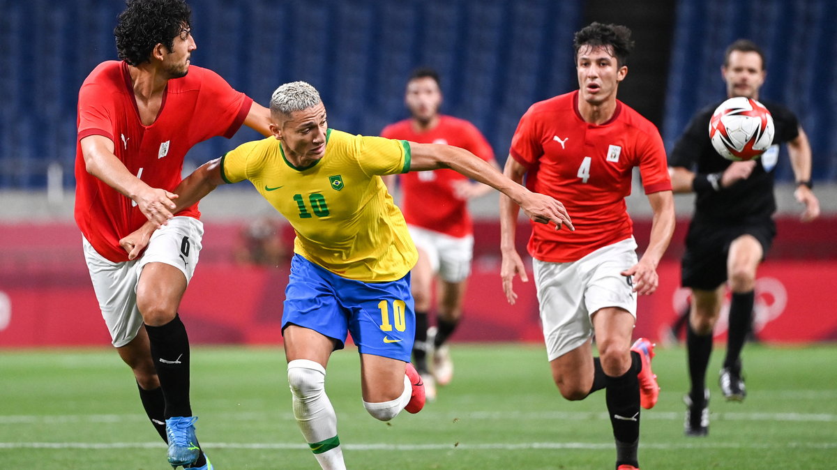 Richarlison w meczu reprezentacji Brazylii