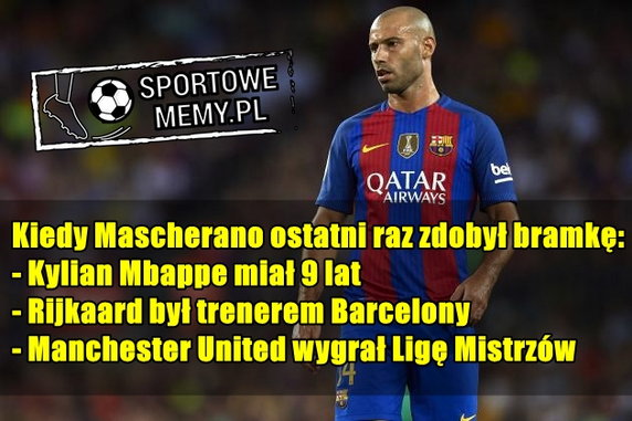 Internauci oszaleli po meczu Barcy, Javier Mascherano i Andre Gomes bohaterami memów