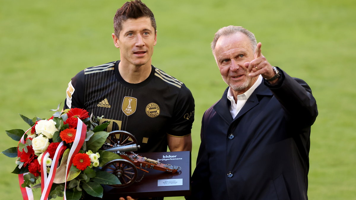 Robert Lewandowski i Kerl-Heinz Rummenigge