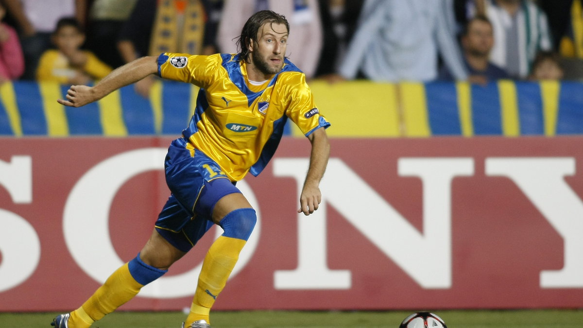 Kamil Kosowski w barwach APOEL-u Nikozja