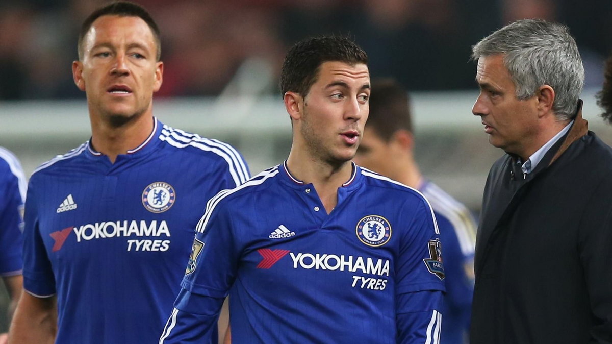 John Terry, Eden Hazard i Jose Mourinho