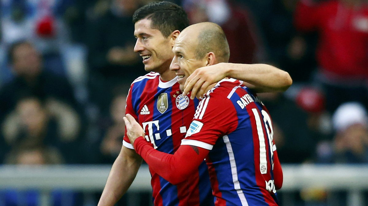 Robert Lewandowski i Arjen Robben