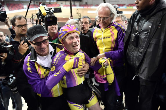 CYCLING-FRA-TRACK-WORLD-RECORD-CENTENARIAN