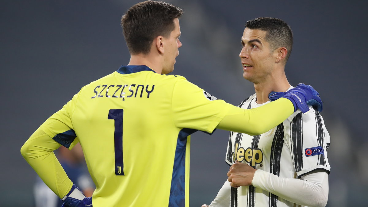 Wojciech Szczęsny (z lewej) i Cristiano Ronaldo