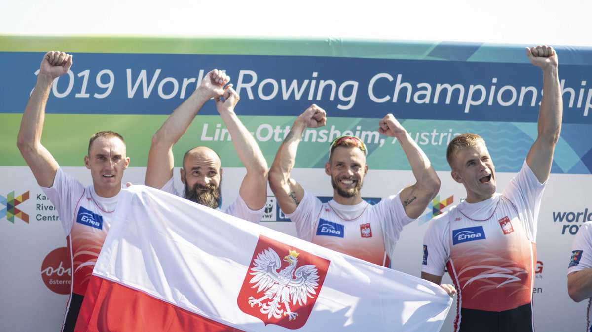 Mateusz Wilangowski, Mikołaj Burda, Marcin Brzezinski i Michał Szpakowski 