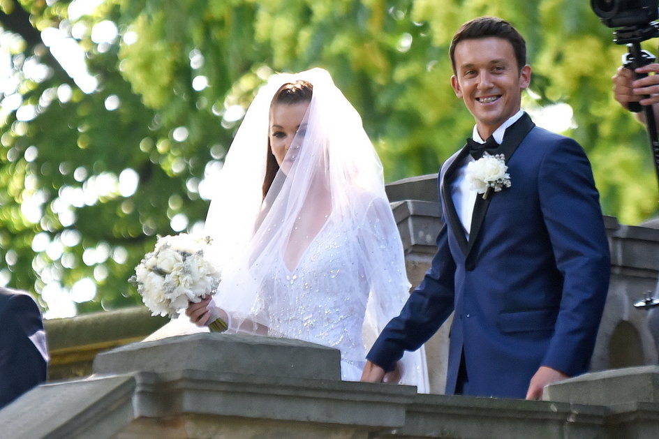 Ślub Agnieszki Radwańskiej i Dawida Celta w 2017 r.