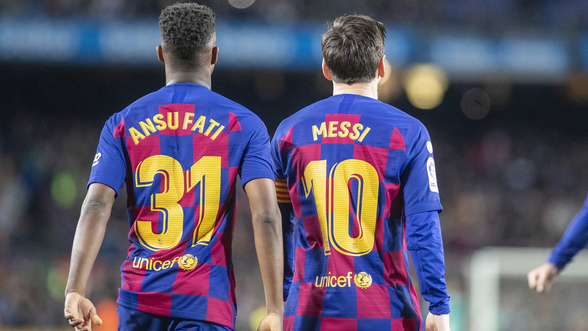 Ansu Fati i Lionel Messi