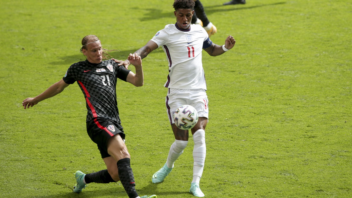 Marcus Rashford w meczu z Chorwacją