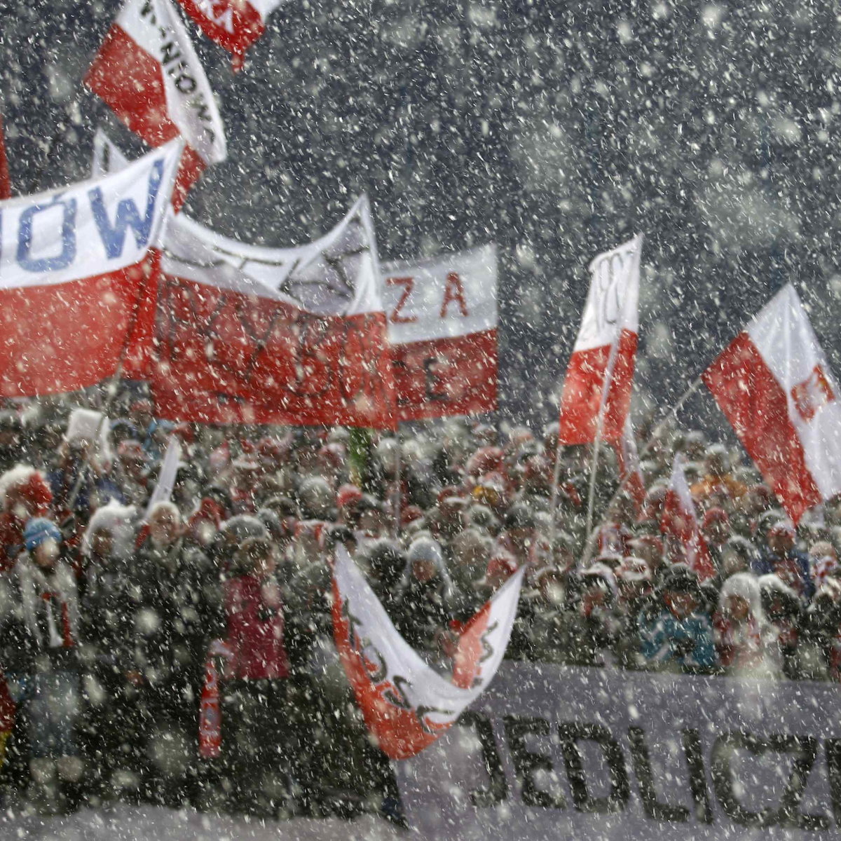 Polscy kibice podczas PŚ w Zakopanem