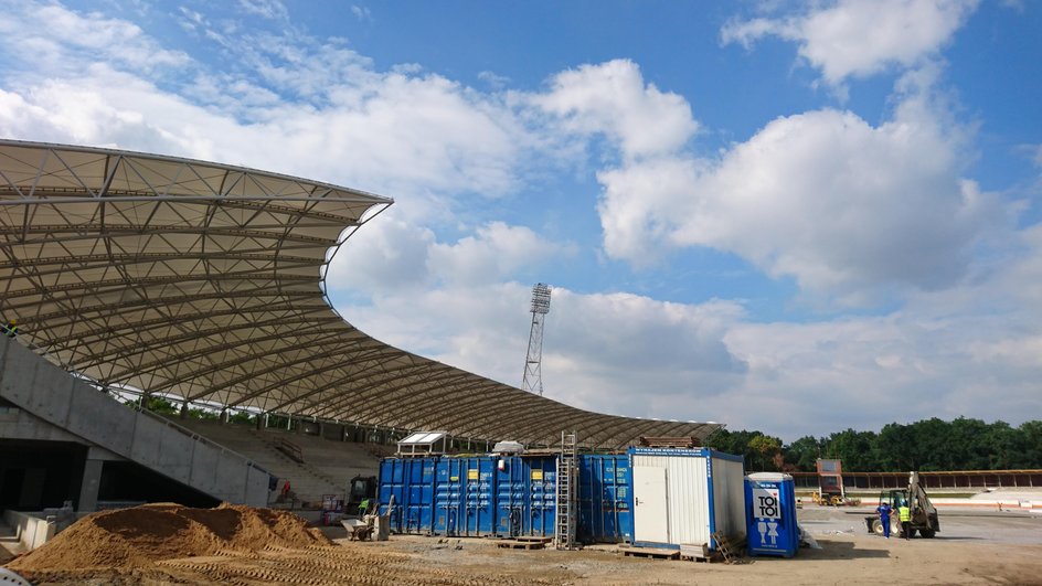 Stadion Olimpijski rośnie i pięknieje w oczach