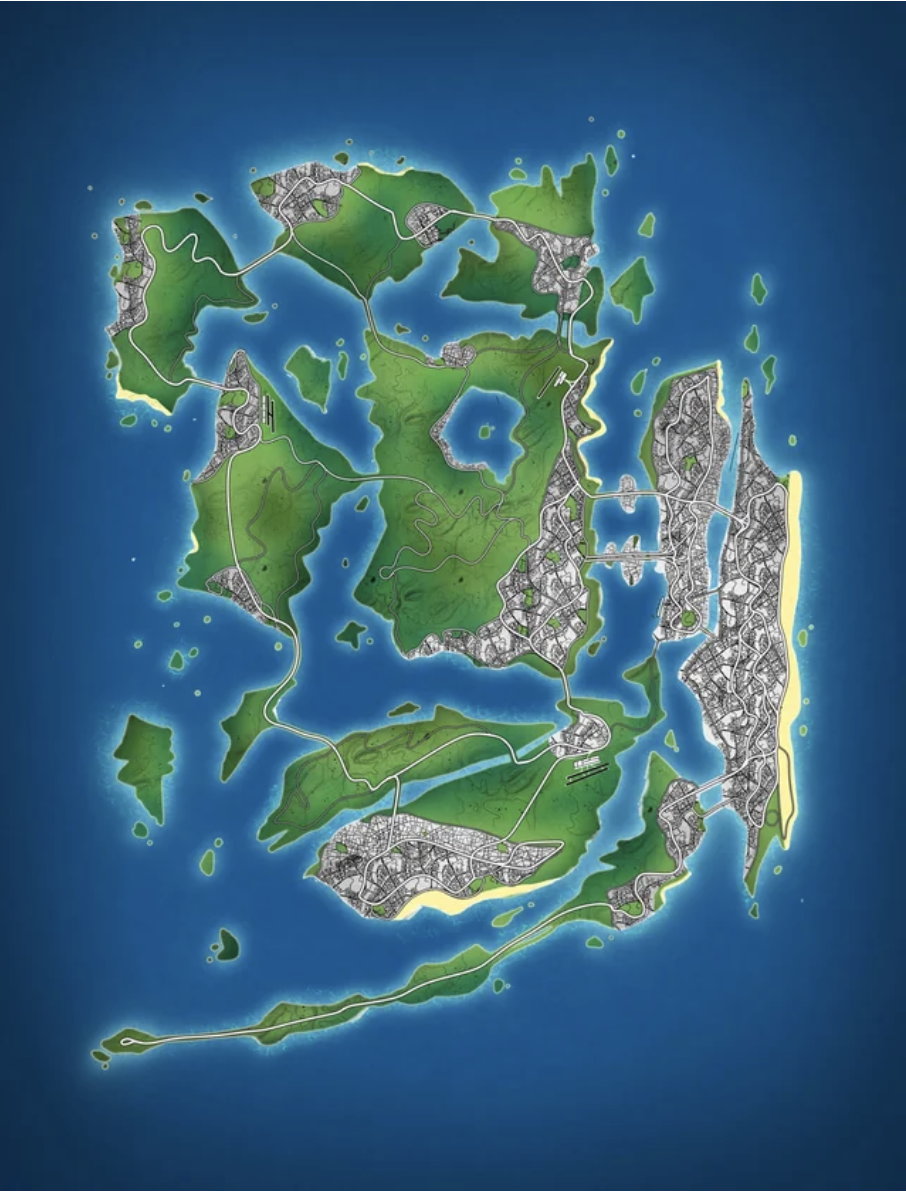 Mapa GTA VI