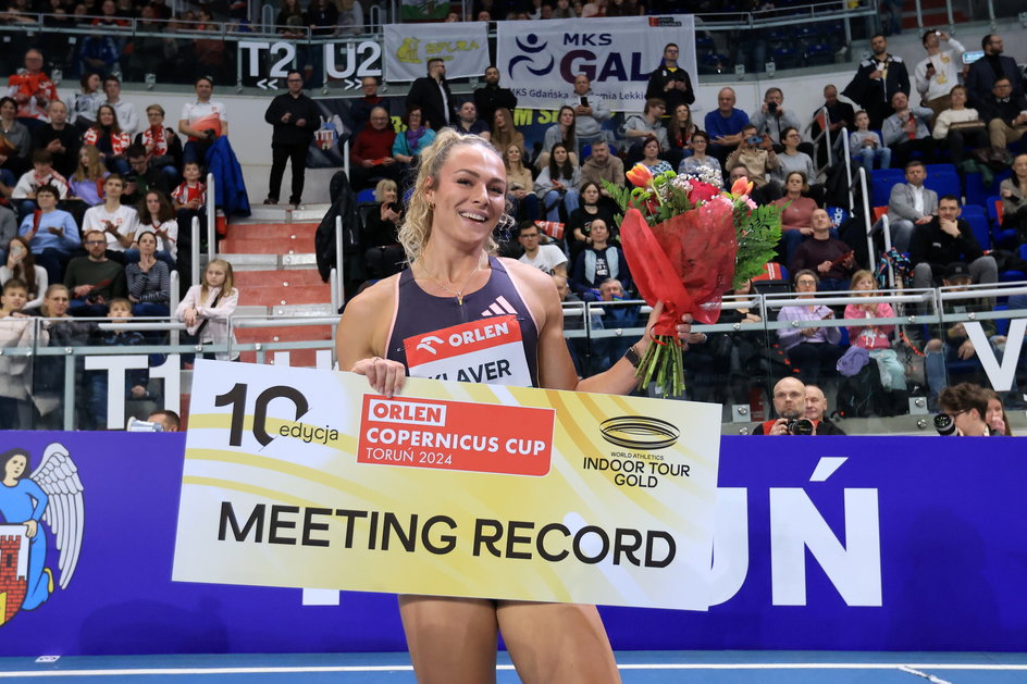 Lieke Klaver wynikiem 50.57 ustanowiła rekord toruńskiego mityngu ORLEN Copernicus Cup. Pobiła rezultat Femke Bol z 2022 r. (50.64)