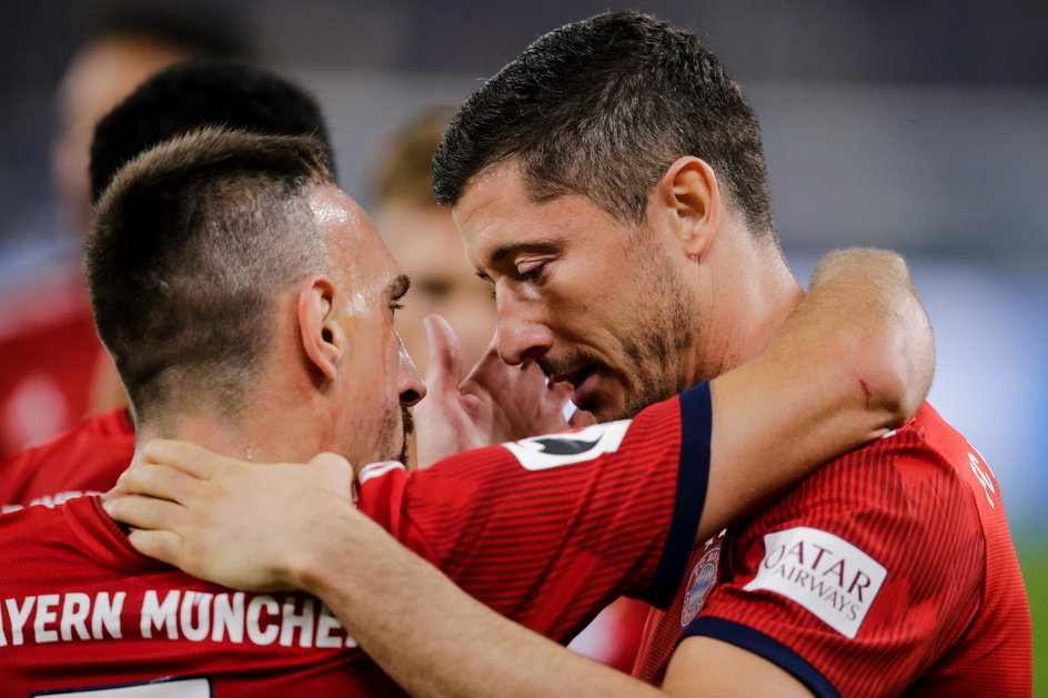 Robert Lewandowski i Franck Ribery