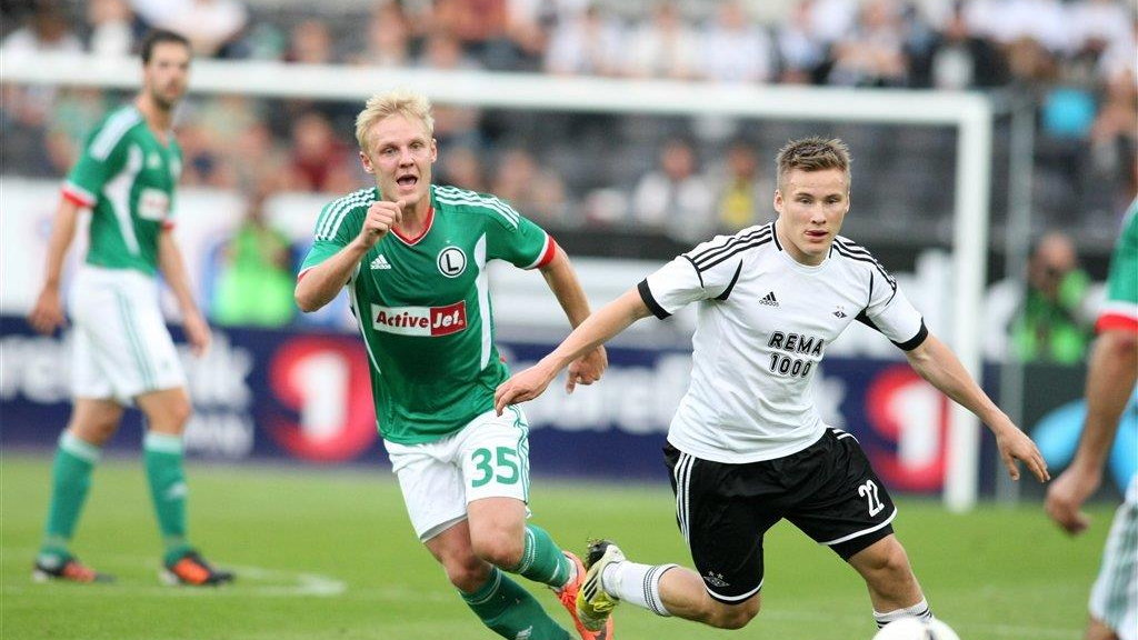 Rosenborg - Legia/Daniel Łukasik i Jonas Svensson