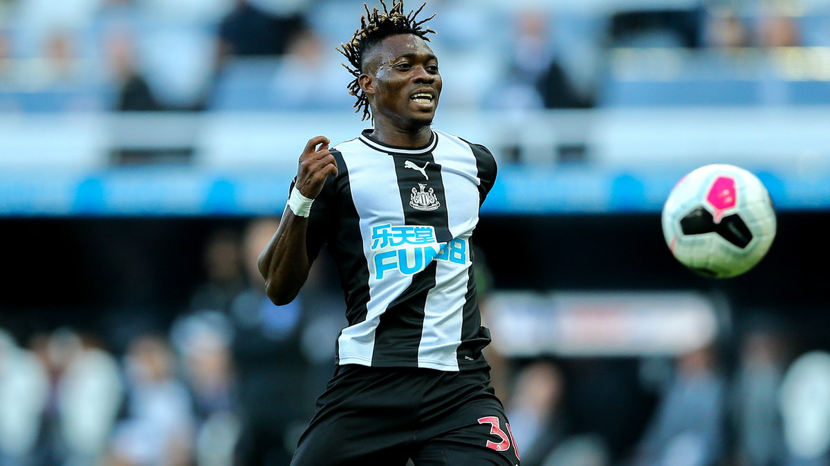 Chrsitian Atsu w barwach Newcastle United