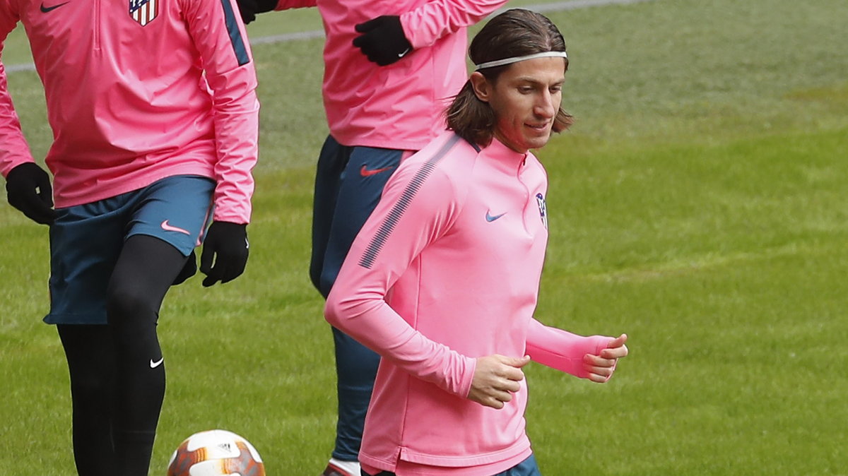 epa06602773 - RUSSIA SOCCER UEFA EUROPA LEAGUE (Atletico Madrid training session in Moscow)